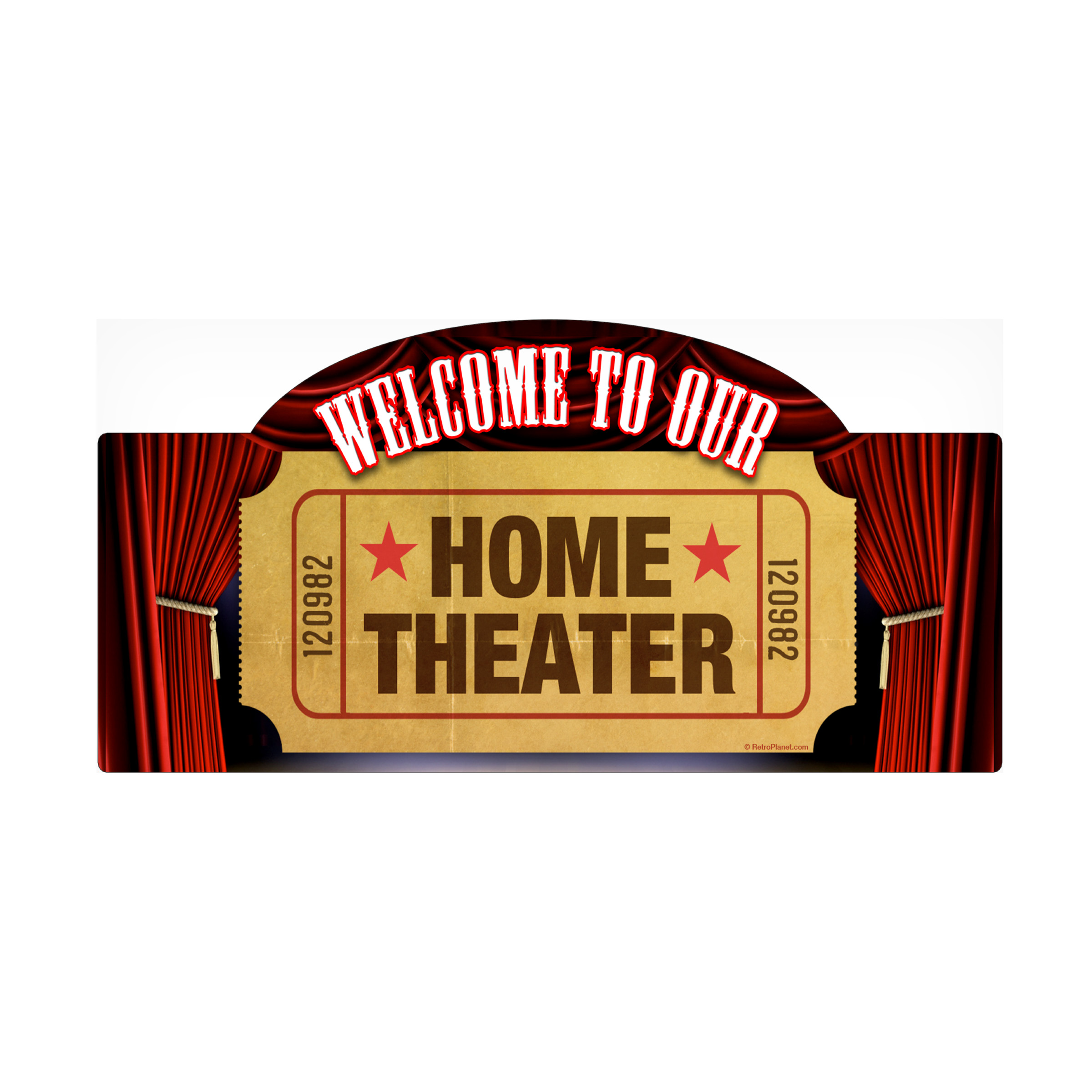 RetroPlanet 'Home Theater Marquee' Canvas Art