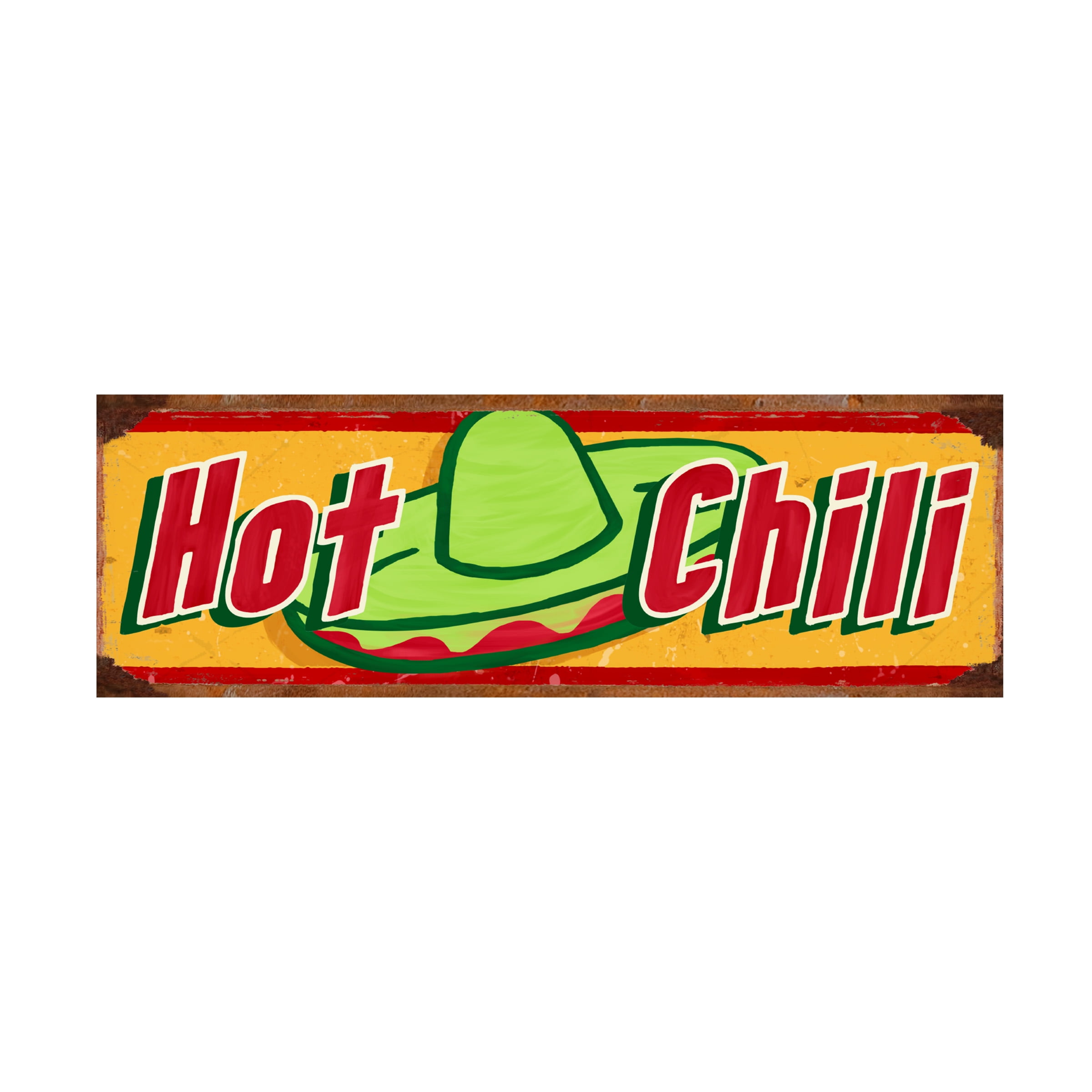 RetroPlanet 'Hot Chili Gold' Canvas Art