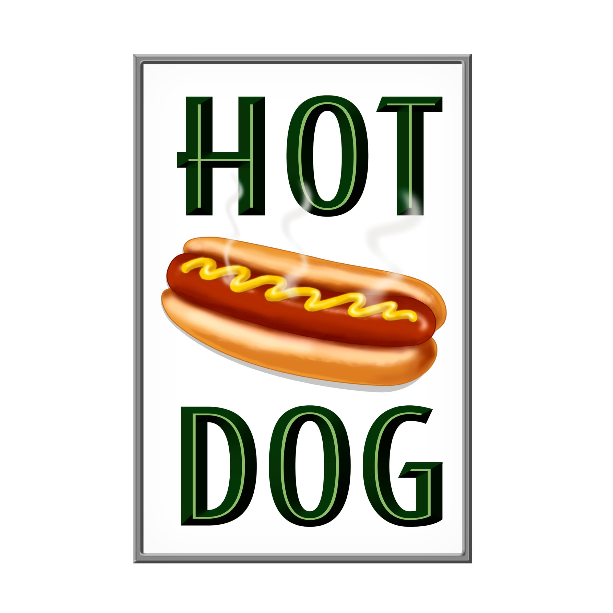 RetroPlanet 'Hot Dog Vertical' Canvas Art
