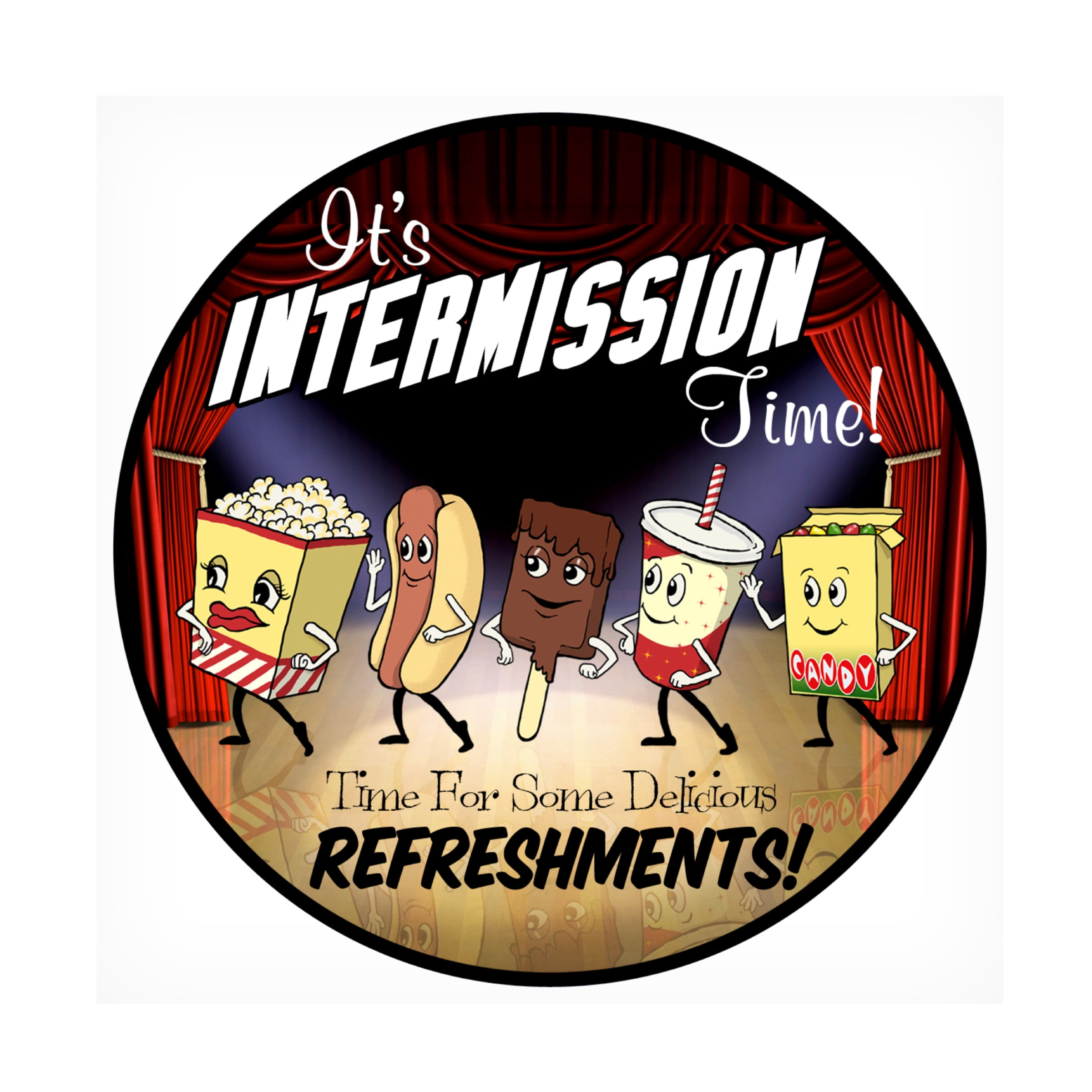 RetroPlanet 'Intermission Refreshments' Canvas Art