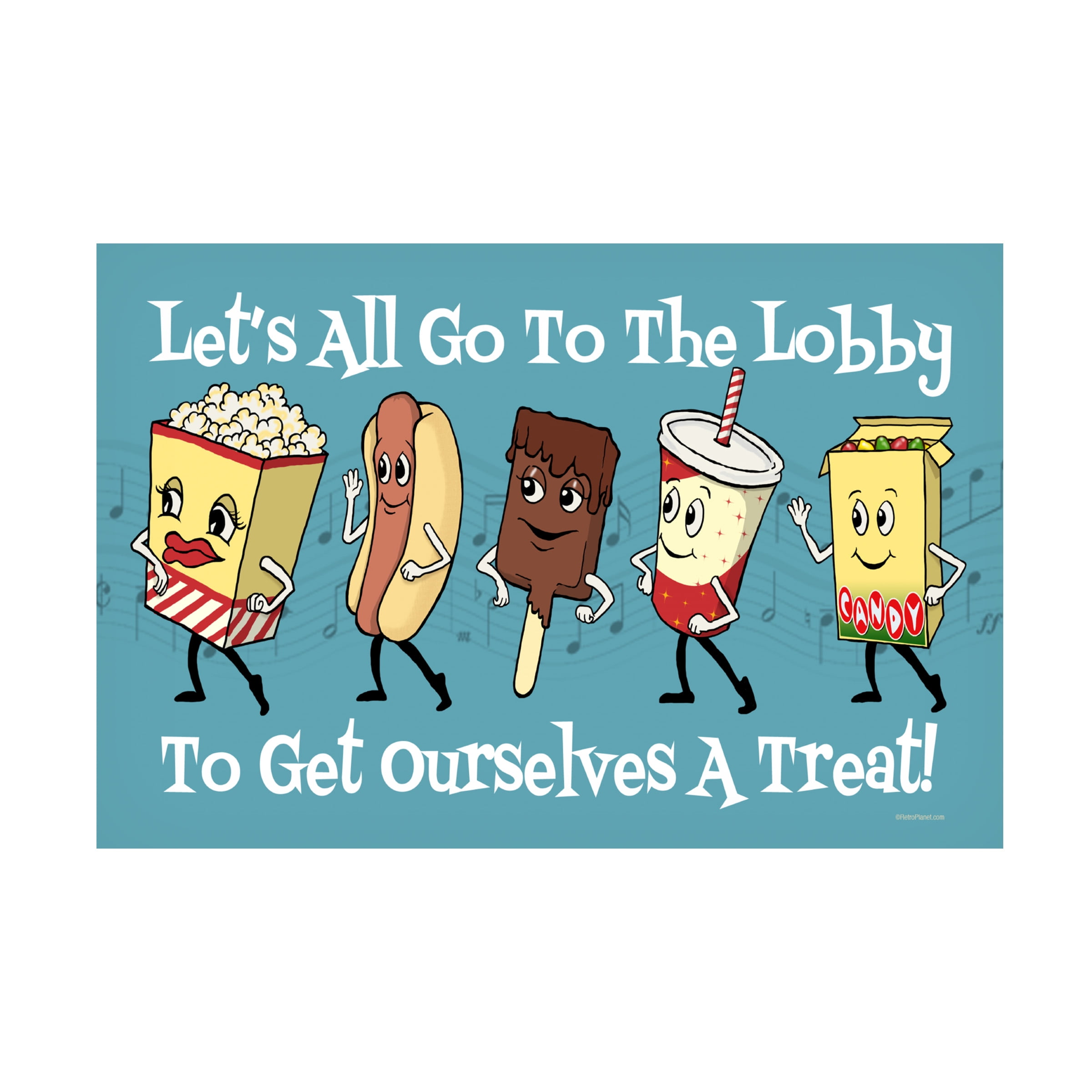 RetroPlanet 'Lets Go To The Lobby' Canvas Art