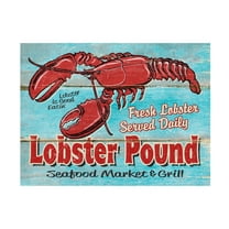 RetroPlanet 'Lobster Pound' Canvas Art