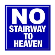 RetroPlanet No Stairway to Heaven Canvas Art