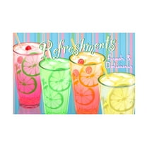 RetroPlanet 'Refreshments' Canvas Art