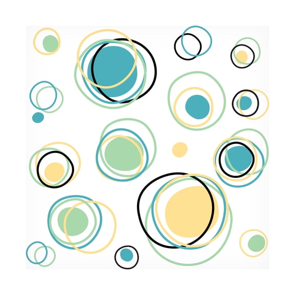 RetroPlanet 'Retro Circle 1' Canvas Art