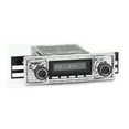 thumbnail image 1 of RetroRadio Compatible with 1955-63 Mercedes-Benz 180 with Chrome Faceplate Features Include Bluetooth, HD, SiriusXM Ready, AM/FM LBC-M4-308-309-39-78M31, 1 of 5