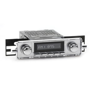 RetroRadio Compatible with 1958-67 Volkswagen Beetle with "Sapphire"-style Plate Features Include Bluetooth, HD, SiriusXM Ready, AM/FM LC-M4-304-06-76VW1