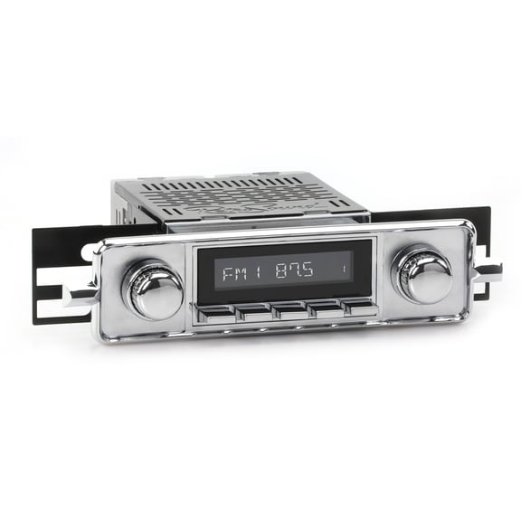 RetroRadio Compatible with 1958-67 Volkswagen Beetle with "Sapphire"-style Plate Features Include Bluetooth, HD, SiriusXM Ready, AM/FM LC-M4-304-06-76VW1