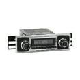 thumbnail image 1 of RetroRadio Compatible with 1966-68 Mercedes-Benz 200 with Black Pebbled/Chrome Faceplate Features Include Bluetooth, AUX, AM/FM LACB-M1-308-409-39-78M3, 1 of 5