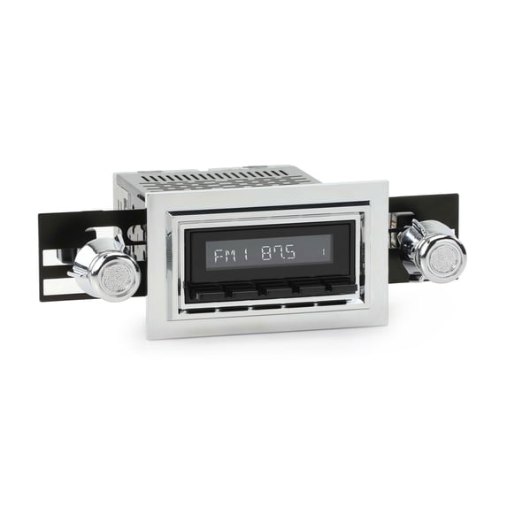 RetroRadio Compatible with 1968-79 Ford F-Series Truck with Deluxe 8-Track Factory Radio Features Include Bluetooth, HD, SiriusXM Ready, AM/FM LB-M4-121-05-75F2