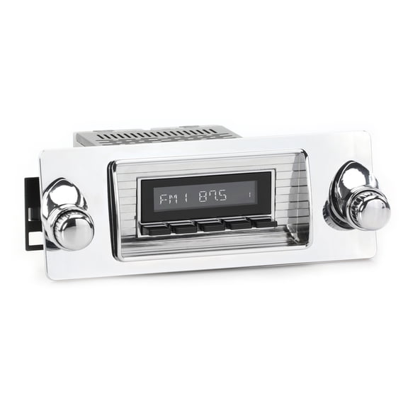 RetroRadio Compatible with 1947-53 Chevrolet Truck Features Include Bluetooth, AUX, AM/FM LACB-M1-101-253-06-76C