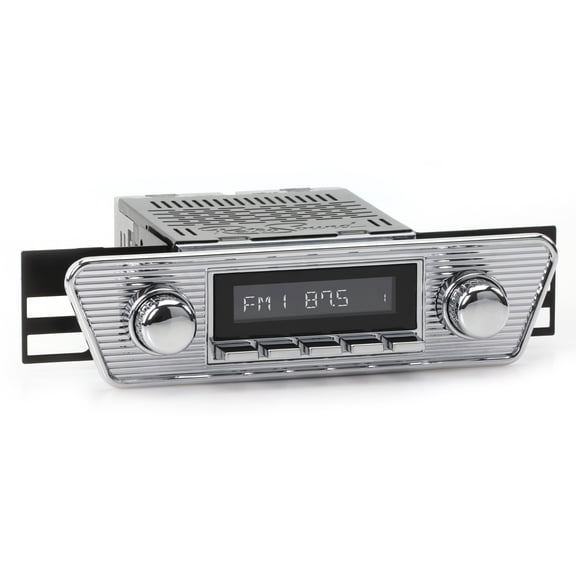 RetroRadio Compatible with 1955-73 Volkswagen Karmann Ghia Features Include Bluetooth, HD, SiriusXM Ready, AM/FM LC-M4-306-06-76VW1