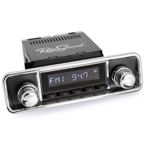 RetroRadio Compatible with 1956-67 Volkswagen Bus Features Include Bluetooth, AUX, AM/FM LAB-M1-507-06-76VW16