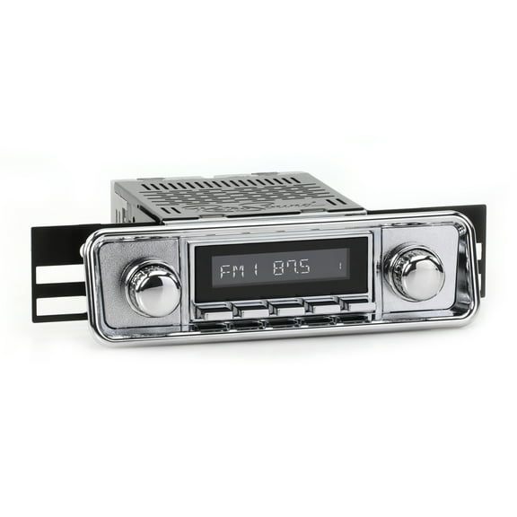 RetroRadio Compatible with 1956-67 Volkswagen Bus Features Include Bluetooth, AUX, AM/FM LAC-M1-307-06P-76PVW16