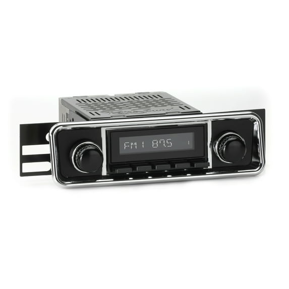 RetroRadio Compatible with 1958-67 Volkswagen Beetle with Hooded Plate Features Include Bluetooth, HD, SiriusXM Ready, AM/FM LB-M4-507-36-76VW1