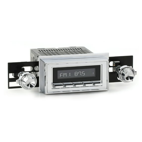 RetroRadio Compatible with 1958 Chevrolet Delray Features Include Bluetooth, AUX, AM/FM LAC-M1-108-11-72C5