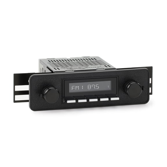 RetroRadio Compatible with 1959-70 Volvo 122S Features Include Bluetooth, HD, SiriusXM Ready, AM/FM LBC-M4-402-40-90V