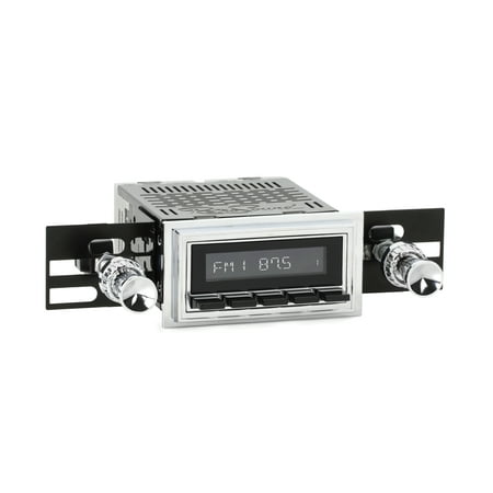 RetroRadio Compatible with 1961-62 Chevrolet Impala Features Include Bluetooth, HD, SiriusXM Ready, AM/FM LCB-M4-126-09-74C1