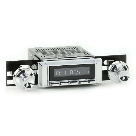 RetroRadio Compatible with 1963-64 Chevrolet Impala Features Include Bluetooth, AUX, AM/FM LAC-M1-111-09-79C