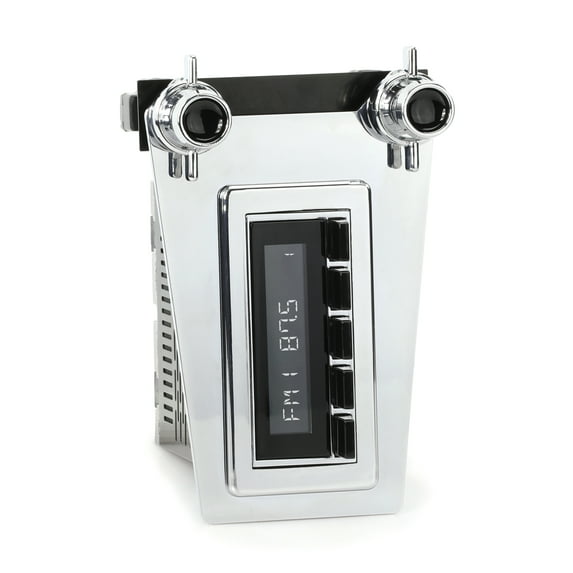 RetroRadio Compatible with 1963-67 Chevrolet Corvette Features Include Bluetooth, AUX, AM/FM LACB-M1-110-112-291-54P-71PC