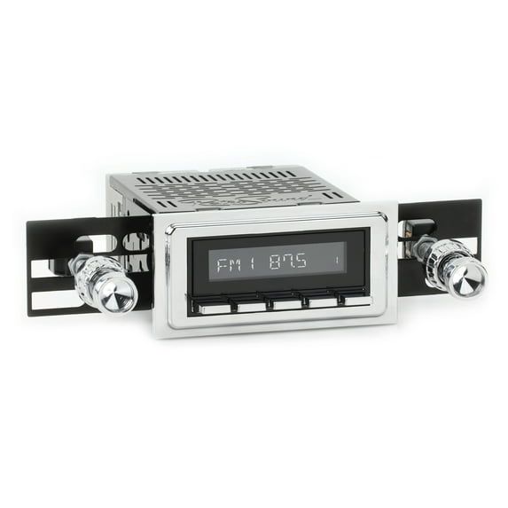 RetroRadio Compatible with 1963 Pontiac LeMans Features Include Bluetooth, AUX, AM/FM LABC-M1-112-04P-74PPT4