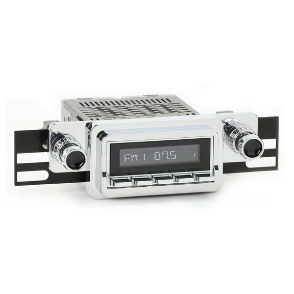 RetroRadio Compatible with 1964-66 Ford Mustang Features Include Bluetooth, HD, SiriusXM Ready, AM/FM LC-M4-125-54-74F1