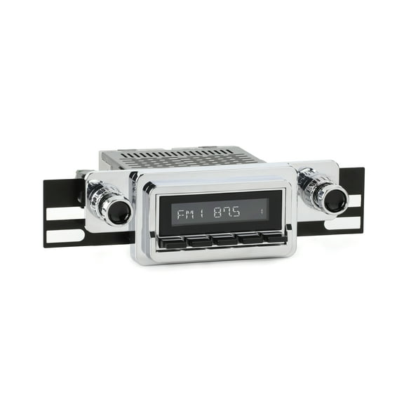 RetroRadio Compatible with 1964-66 Ford Mustang Features Include Bluetooth, HD, SiriusXM Ready, AM/FM LCB-M4-125-54-74F1