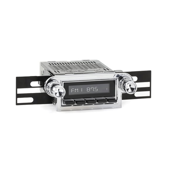 RetroRadio Compatible with 1964-66 Ford Thunderbird Features Include Bluetooth, AUX, AM/FM LACB-M1-124-04-74F
