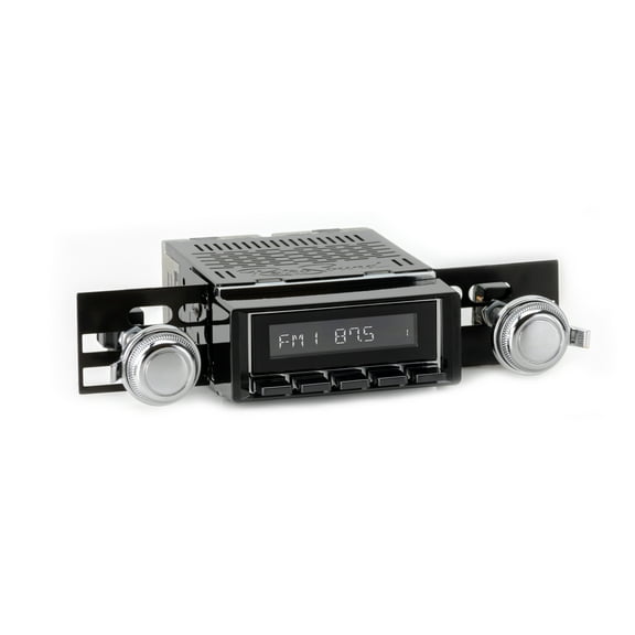 RetroRadio Compatible with 1965-66 Chevrolet Biscayne Features Include Bluetooth, AUX, AM/FM LACB-M1-215-221-03P-73PC2