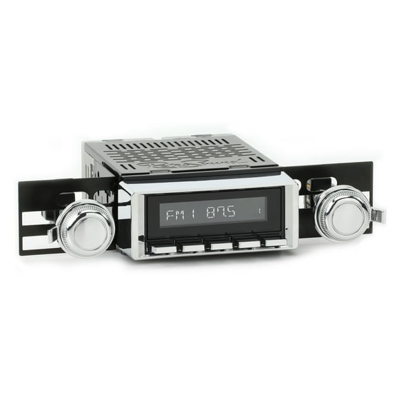 RetroRadio Compatible with 1965-66 Chevrolet Impala Features Include Bluetooth, AUX, AM/FM LABC-M1-115-121-03-73C