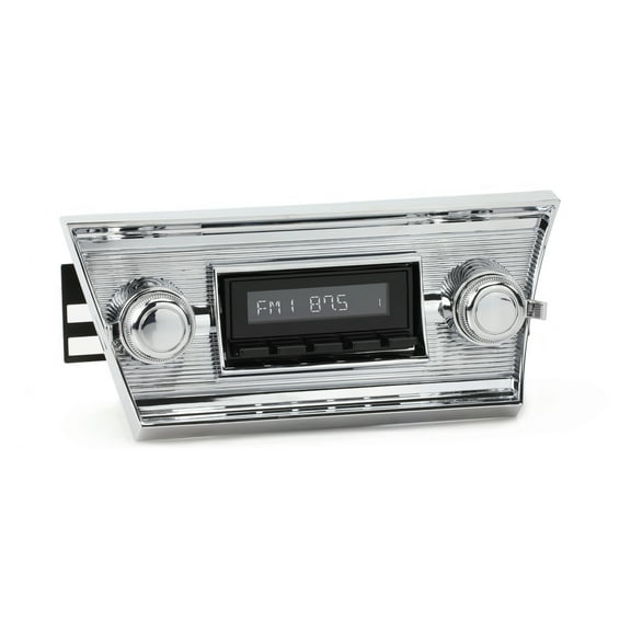 RetroRadio Compatible with 1966-67 Chevrolet Malibu  Features Include Bluetooth, HD, SiriusXM Ready, AM/FM LB-M4-01113-03-73C2