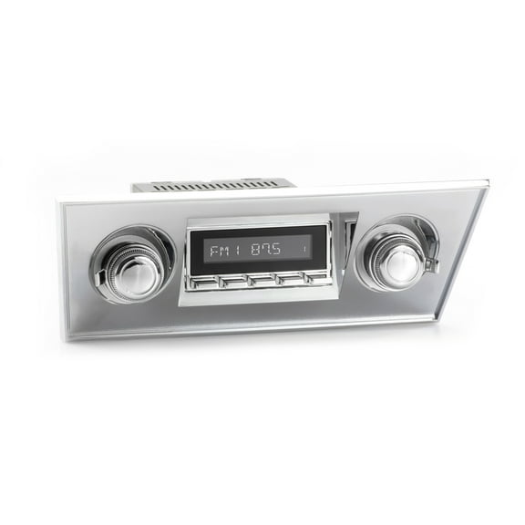 RetroRadio Compatible with 1966-67 Chevrolet Nova/Chevy II Features Include Bluetooth, AUX, AM/FM LAC-M1-01111-03-73C