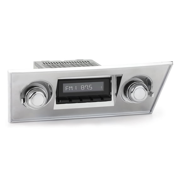 RetroRadio Compatible with 1966-67 Chevrolet Nova/Chevy II  Features Include Bluetooth, HD, SiriusXM Ready, AM/FM LB-M4-01111-03-73C