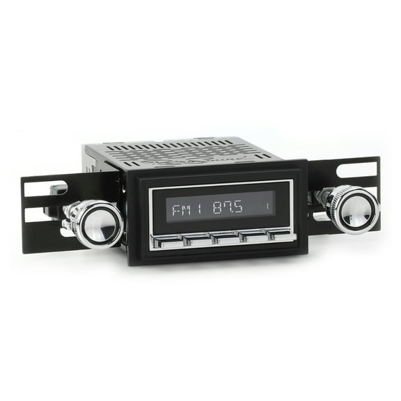 RetroRadio Compatible with 1967-68 Ford Mustang Features Include Bluetooth, HD, SiriusXM Ready, AM/FM LC-M4-226-08-80F1