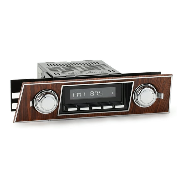 RetroRadio Compatible with 1967-68 Pontiac Firebird Features Include Bluetooth, HD, SiriusXM Ready, AM/FM LBC-M4-501-03-73PT