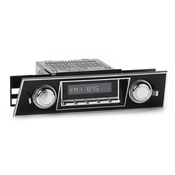 RetroRadio Compatible with 1967-68 Pontiac Firebird Features Include Bluetooth, HD, SiriusXM Ready, AM/FM LC-M4-401-03-73PT