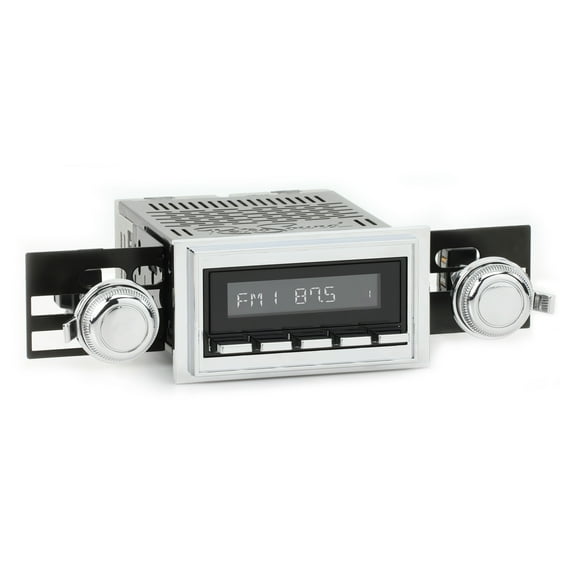 RetroRadio Compatible with 1968-69 Oldsmobile Cutlass / 442 Features Include Bluetooth, AUX, AM/FM LABC-M1-118-03-73O