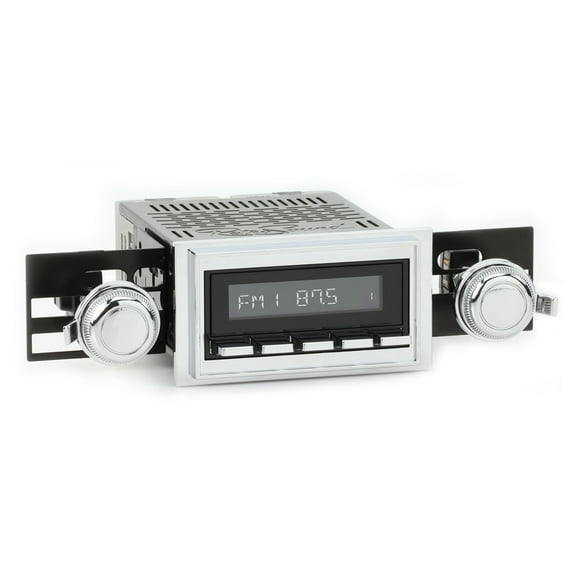 RetroRadio Compatible with 1968-69 Oldsmobile Cutlass / 442 Features Include Bluetooth, AUX, AM/FM LABC-M1-118-03-73O