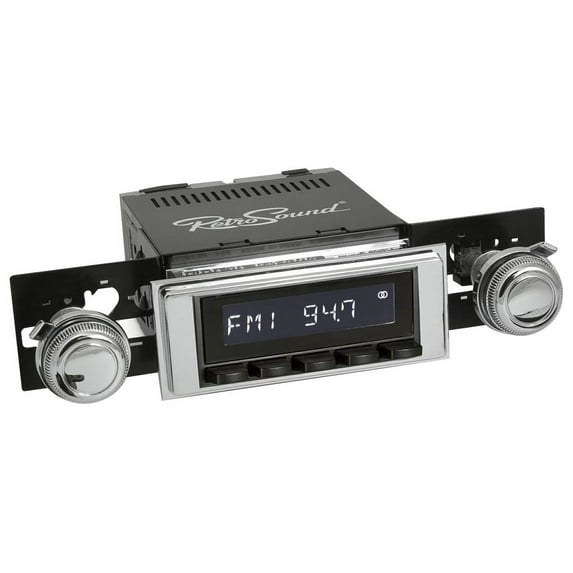 RetroRadio Compatible with 1968-70 Chevrolet El Camino Features Include Bluetooth, AUX, AM/FM LAB-M1-117-120-03-73C3