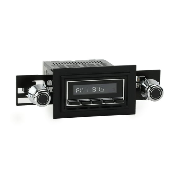 RetroRadio Compatible with 1968-79 Ford F-Series Truck with Deluxe 8-Track Factory Radio Features Include Bluetooth, USB, AM/FM HCB-M2-221-55-75F2