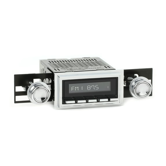 RetroRadio Compatible with 1968 Ford Mustang with Padded Console Features Include Bluetooth, HD, SiriusXM Ready, AM/FM LBC-M4-126-07-77F2