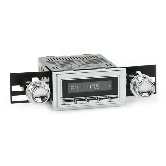 RetroRadio Compatible with 1969-73 Ford Mustang Features Include Bluetooth, AUX, AM/FM LAC-M1-126-07-77F