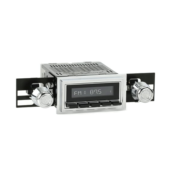 RetroRadio Compatible with 1969-73 Ford Mustang Features Include Bluetooth, USB, AM/FM HCB-M2-126-05P-75PF
