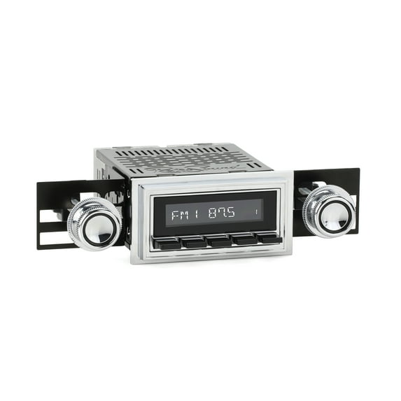 RetroRadio Compatible with 1969-73 Ford Mustang Features Include Bluetooth, USB, AM/FM HCB-M2-126-08-77F