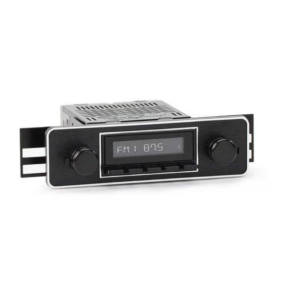 RetroRadio Compatible with 1969-75 Jaguar XJ Series with Euro-style Plate Features Include Bluetooth, HD, SiriusXM Ready, AM/FM LB-M4-502-40-90JA2