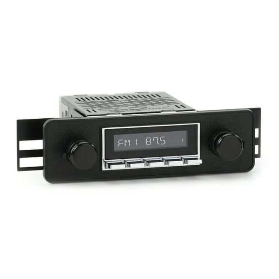 RetroRadio Compatible with 1969-75 Jaguar XJ Series with Euro-style Plate Features Include Bluetooth, HD, SiriusXM Ready, AM/FM LC-M4-402-40-90JA2