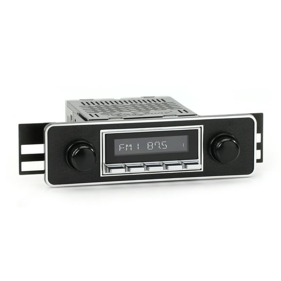 RetroRadio Compatible with 1969-75 Jaguar XJ Series with Euro-style Plate Features Include Bluetooth, HD, SiriusXM Ready, AM/FM LC-M4-502-36-96JA2