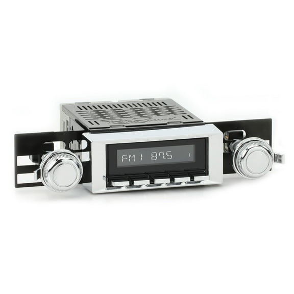 RetroRadio Compatible with 1971-72 Chevrolet El Camino  Features Include Bluetooth, HD, SiriusXM Ready, AM/FM LBC-M4-117-120-03-73C4