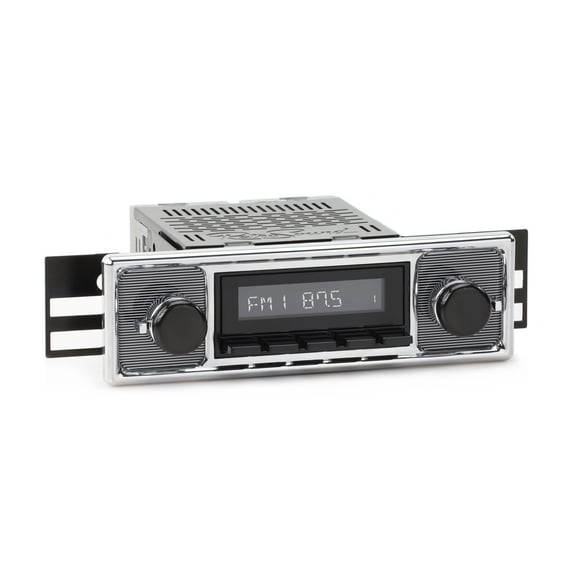 RetroRadio Compatible with 1972-74 Jaguar V12 with Becker-Style Plate Features Include Bluetooth, AUX, AM/FM LAB-M1-308-509-40-80JA