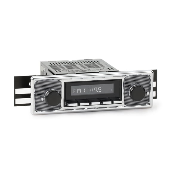 RetroRadio Compatible with 1972-74 Jaguar V12 with Becker-Style Plate Features Include Bluetooth, AUX, AM/FM LABC-M1-308-509-40-80JA